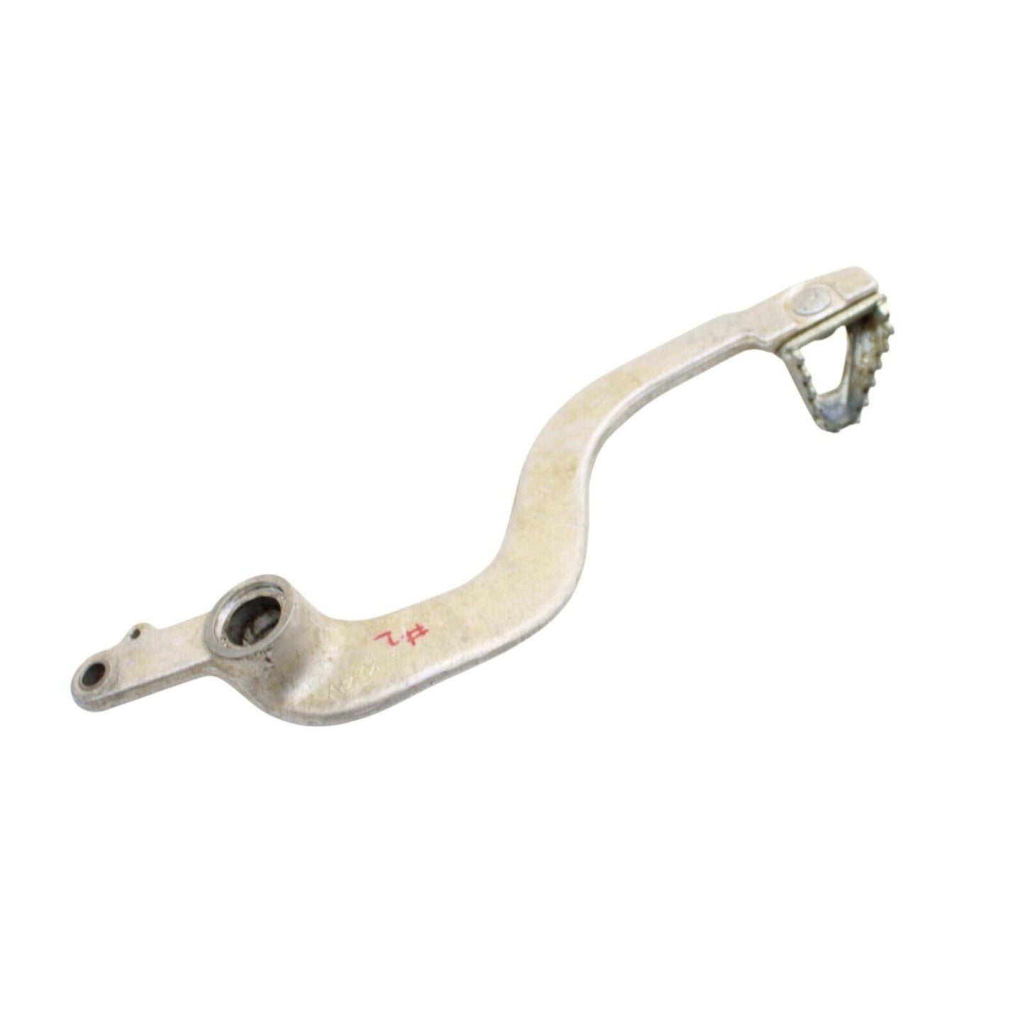 2000 2001 HONDA CR125R REAR BRAKE PEDAL Foot Lever SILVER STOCK
