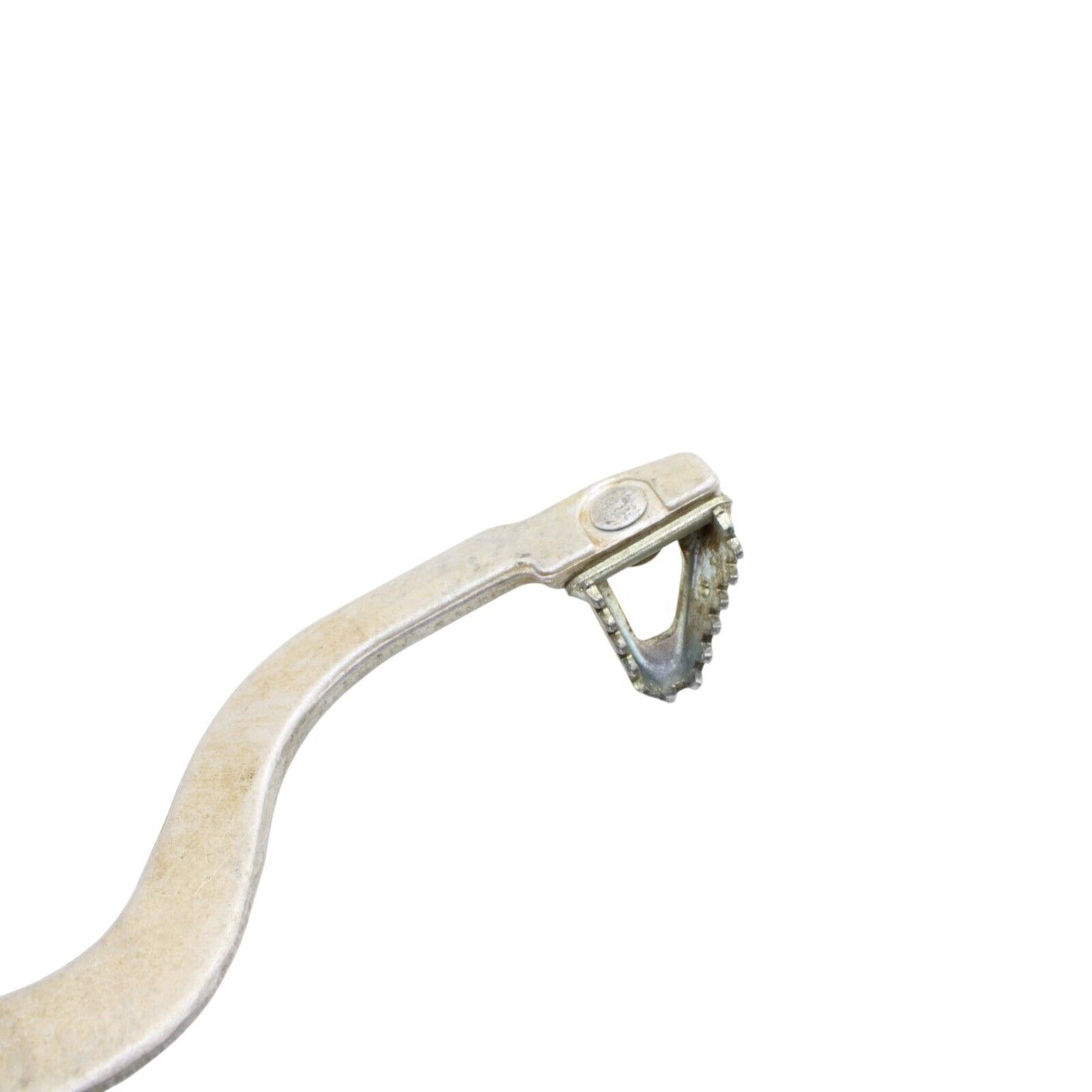 2000 2001 HONDA CR125R REAR BRAKE PEDAL Foot Lever SILVER STOCK