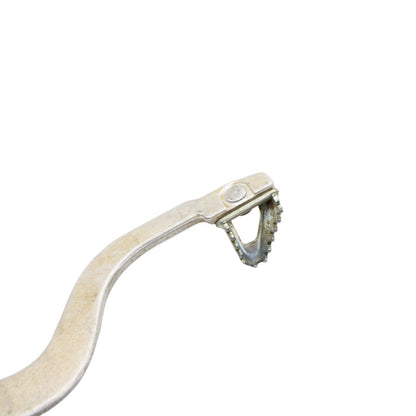 2000 2001 HONDA CR125R REAR BRAKE PEDAL Foot Lever SILVER STOCK