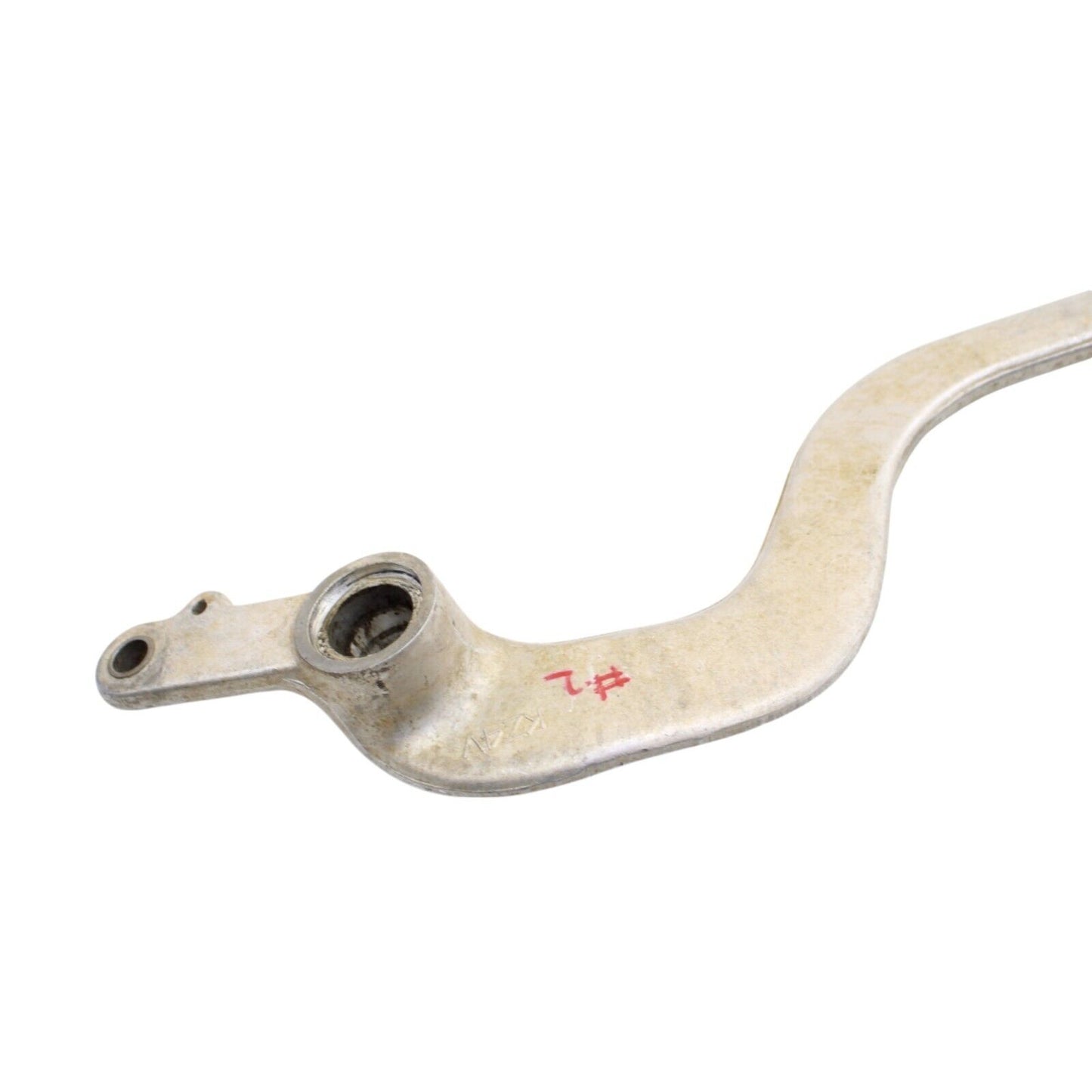 2000 2001 HONDA CR125R REAR BRAKE PEDAL Foot Lever SILVER STOCK