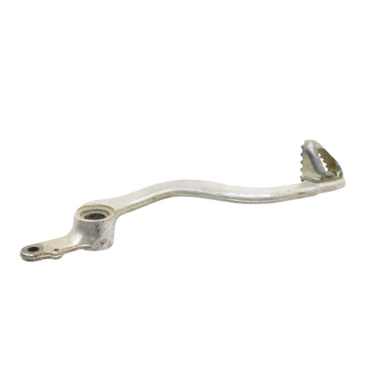 2000 2001 HONDA CR125R REAR BRAKE PEDAL Foot Lever SILVER STOCK