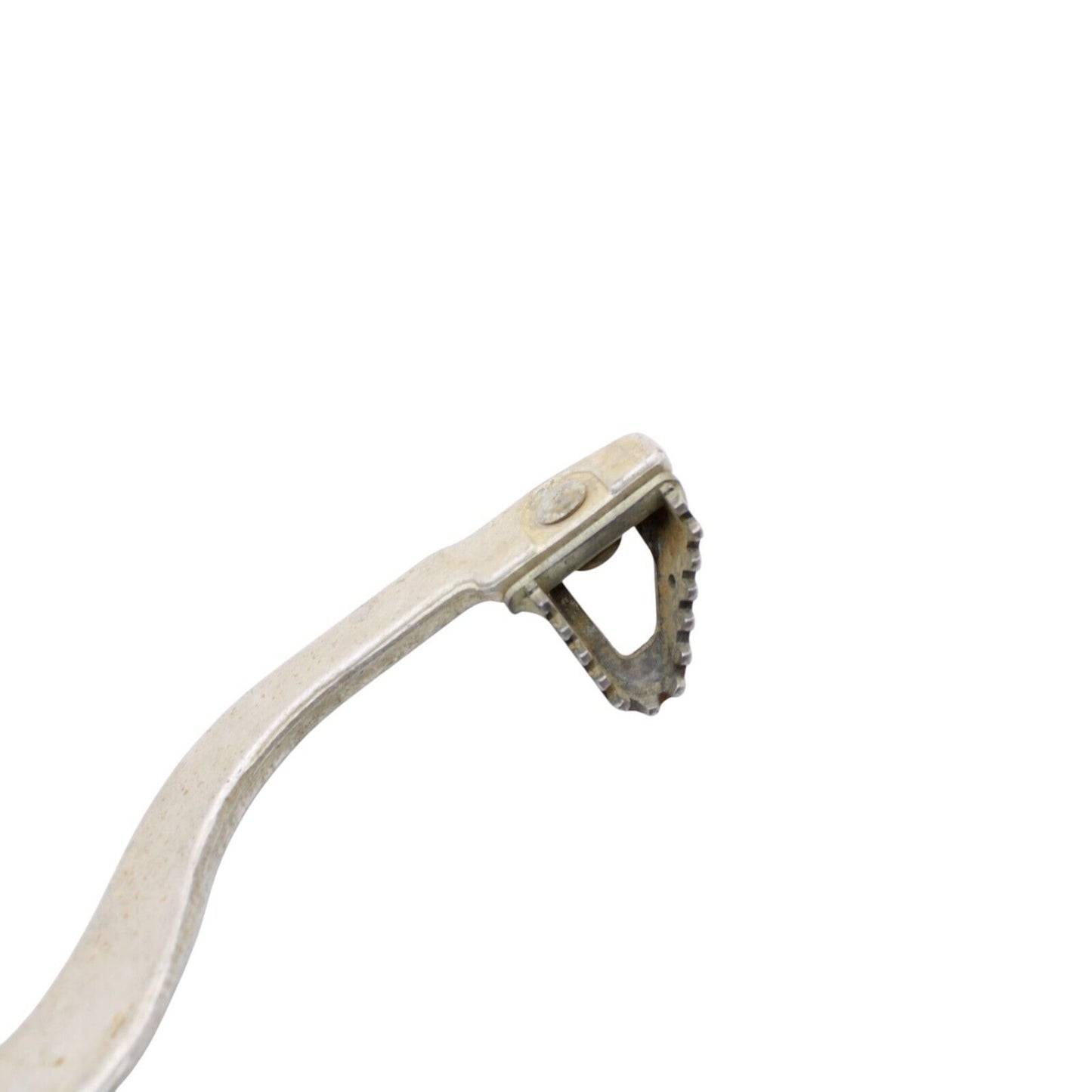 2000 2001 HONDA CR125R REAR BRAKE PEDAL Foot Lever SILVER STOCK