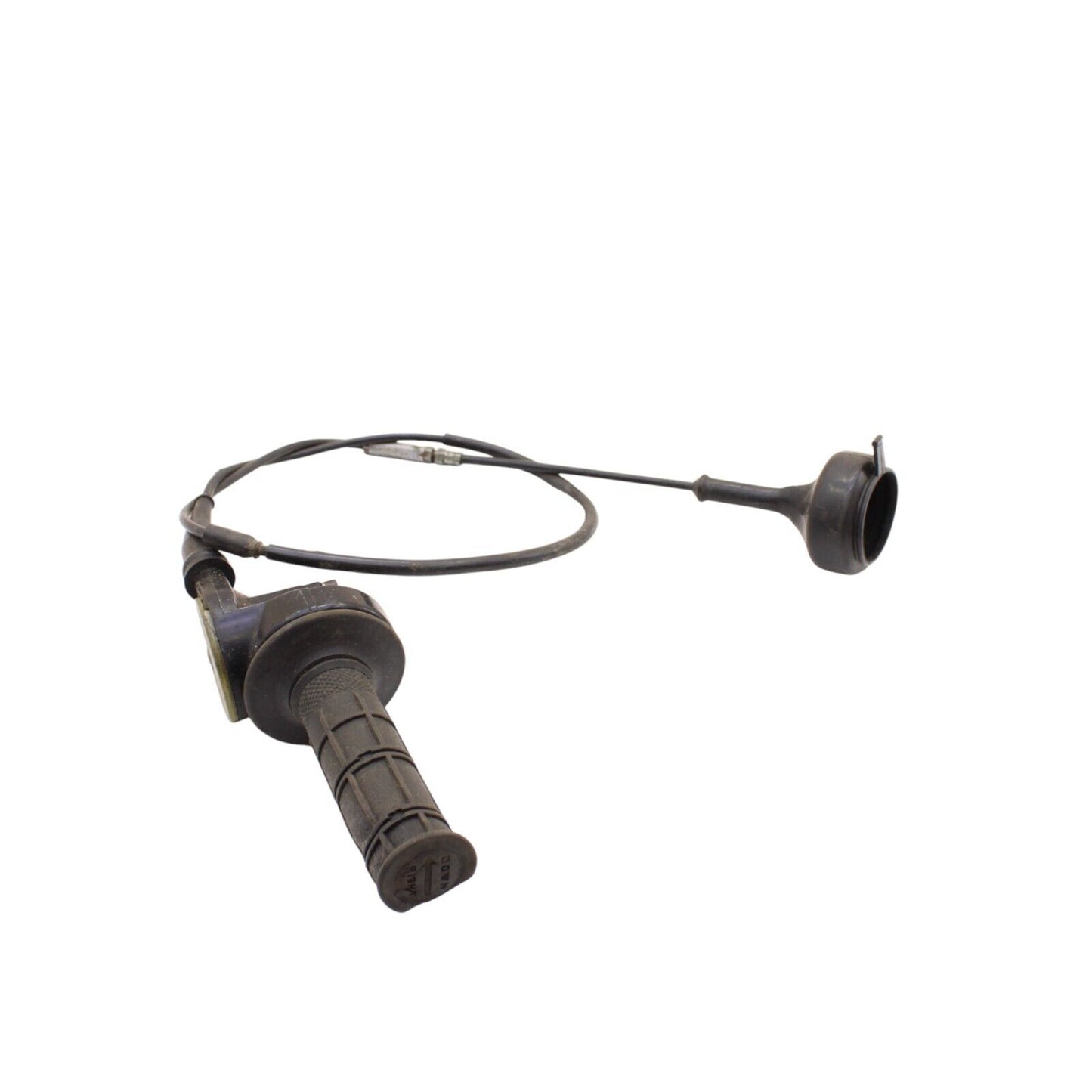 1982 YAMAHA YZ490 Throttle Assembly CABLE GRIP STOCK BLACK