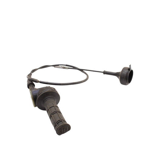 1982 YAMAHA YZ490 Throttle Assembly CABLE GRIP STOCK BLACK