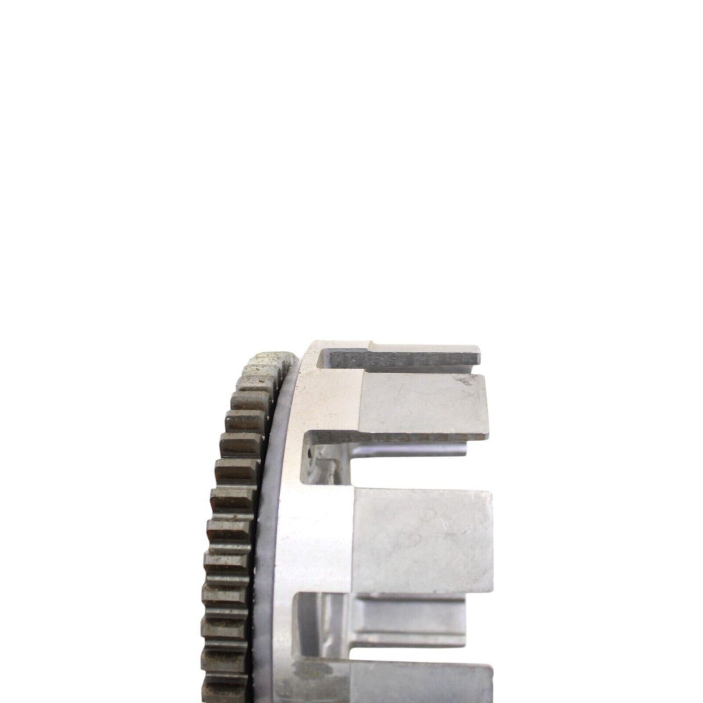 2004 2005 YAMAHA YZ250F CLUTCH BASKET ENGINE MOTOR HUB CENTER SILVER STOCK