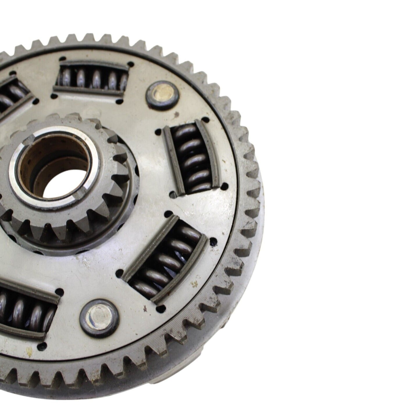 2004 2005 YAMAHA YZ250F CLUTCH BASKET ENGINE MOTOR HUB CENTER SILVER STOCK