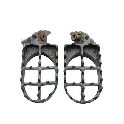 1995-99 Honda CR125R CR250R & 1995-01 CR500R FOOTPEGS FOOT REST BLACK
