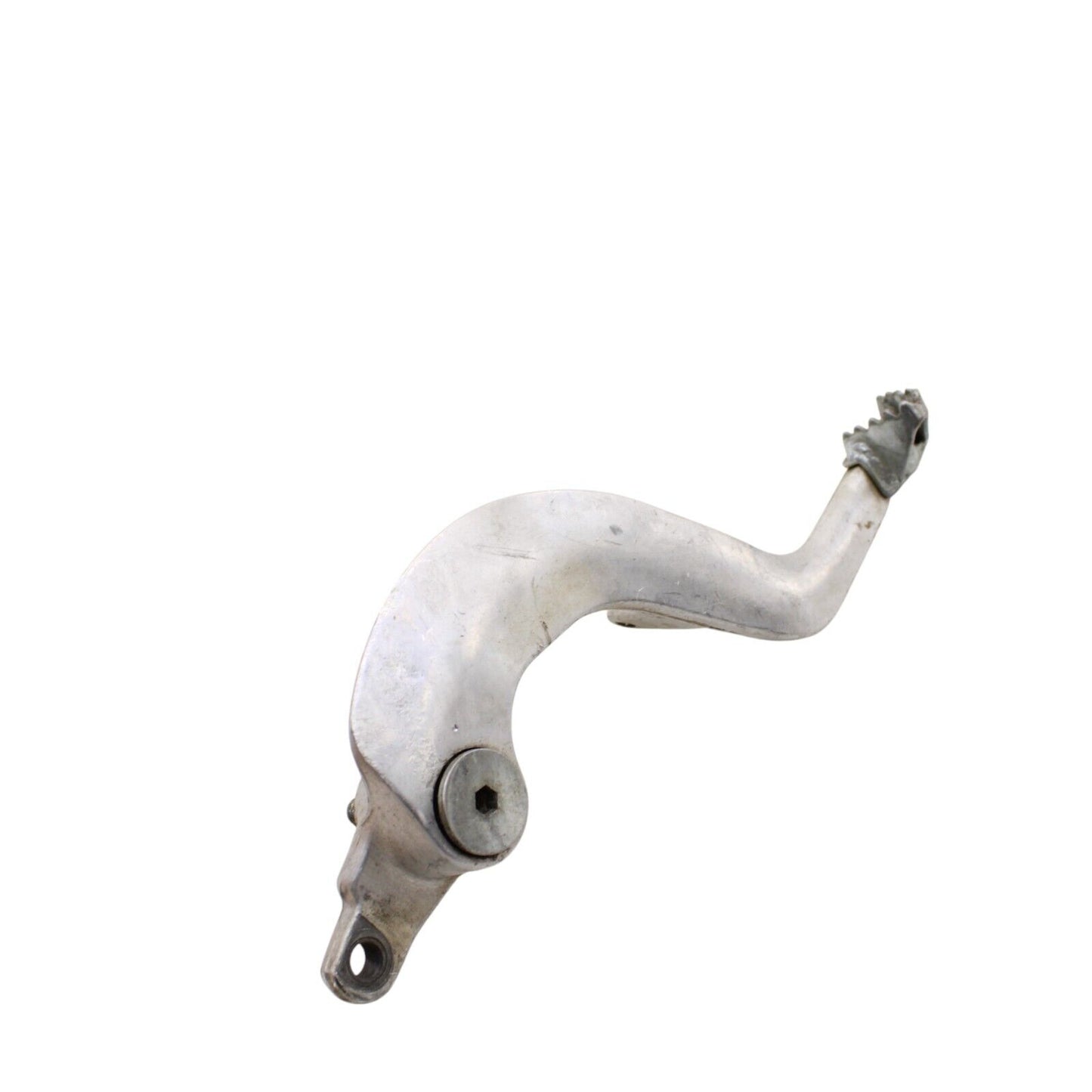 2003 - 2005 Yamaha YZ450F Rear Brake Pedal Lever Foot Pivot SILVER STRAIGHT