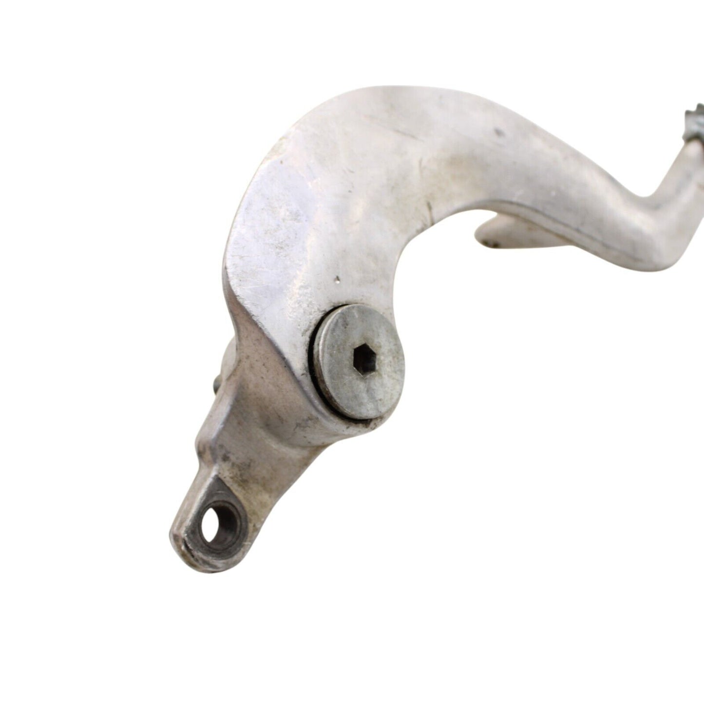 2003 - 2005 Yamaha YZ450F Rear Brake Pedal Lever Foot Pivot SILVER STRAIGHT