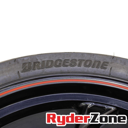2020 - 2023 BMW S1000RR REAR WHEEL BACK RIM BLACK ROTOR BRIDGESTONE TIRE CAST