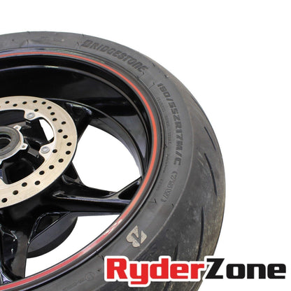 2020 - 2023 BMW S1000RR REAR WHEEL BACK RIM BLACK ROTOR BRIDGESTONE TIRE CAST