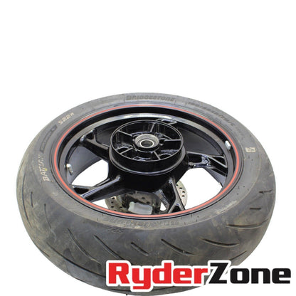 2020 - 2023 BMW S1000RR REAR WHEEL BACK RIM BLACK ROTOR BRIDGESTONE TIRE CAST
