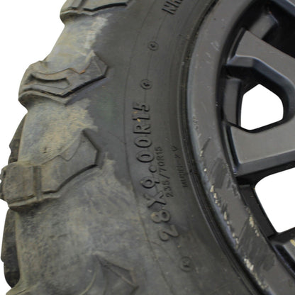 2019-2022 HONDA TALON 1000 R/X Factory FRONT TIRE WHEEL 28x9x15 MAXXIS BLACK