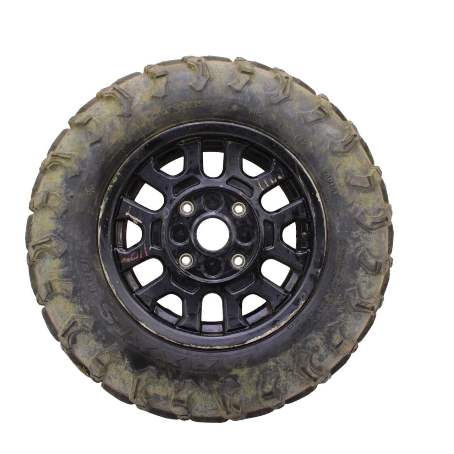 2019-2022 HONDA TALON 1000 R/X Factory FRONT WHEEL TIRE 28 x 9 x 15 MAXXIS BLACK