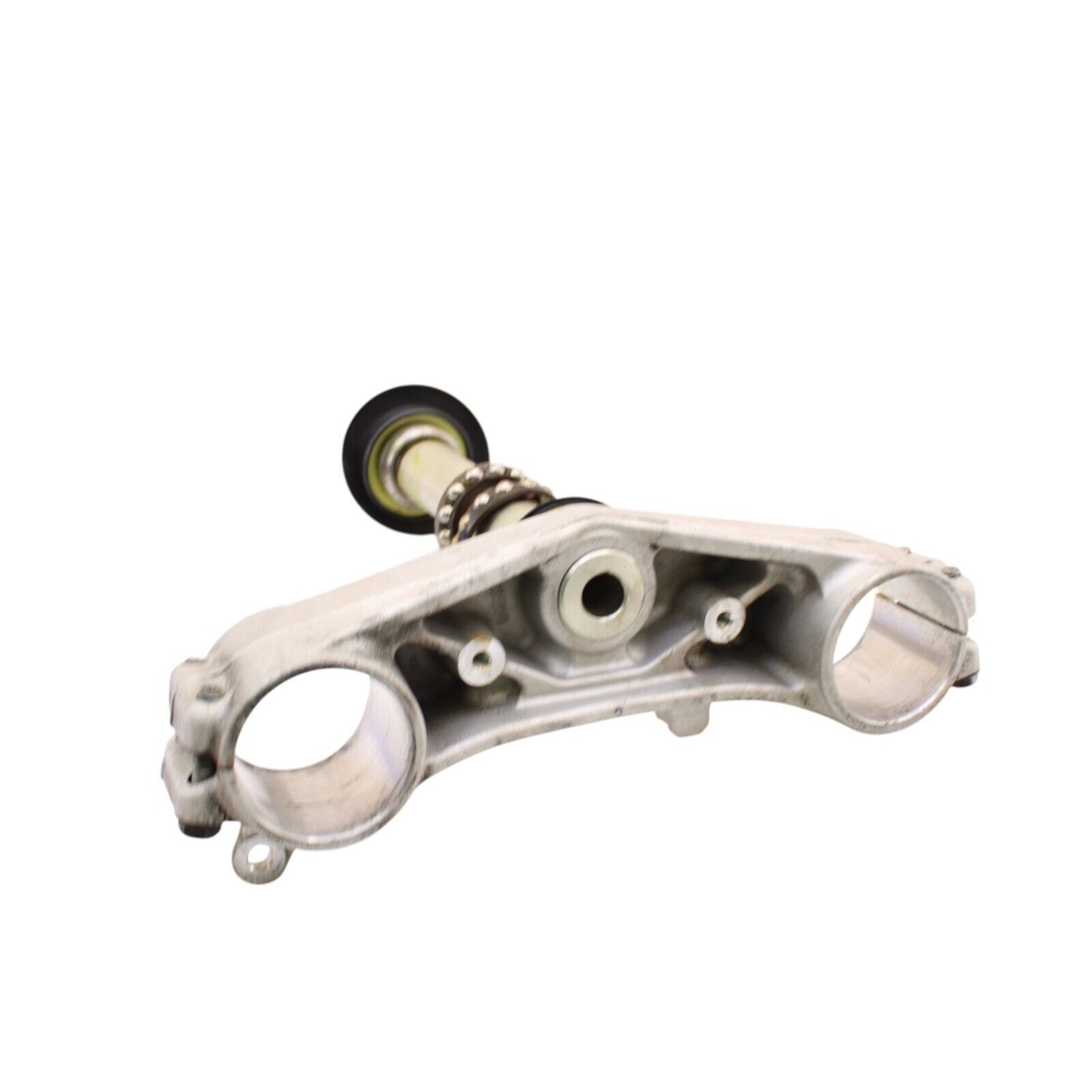 2017 - 2024 SUZUKI GSXR 1000 R TRIPLE TREE CLAMP STEERING STEM SILVER FRONT OEM