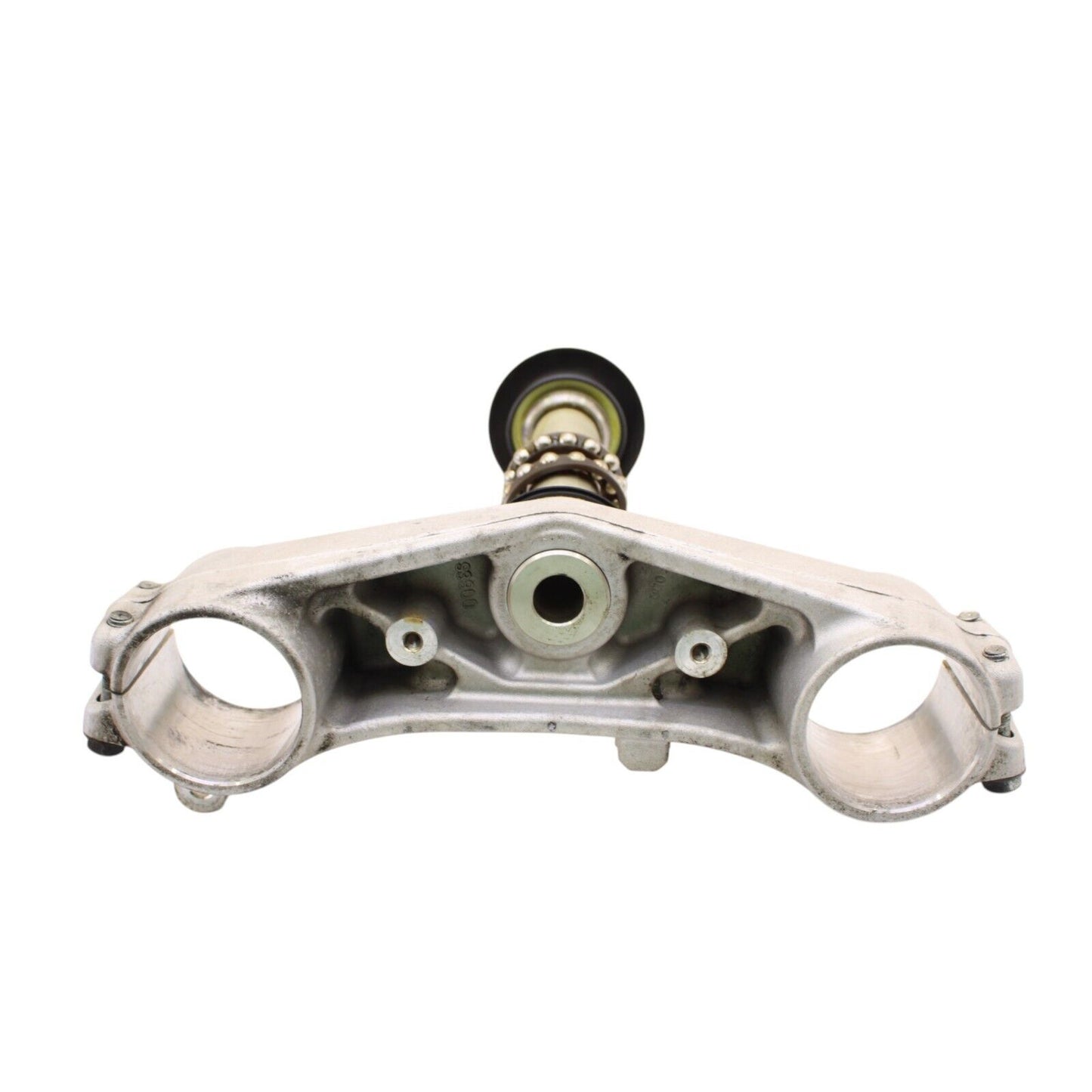 2017 - 2024 SUZUKI GSXR 1000 R TRIPLE TREE CLAMP STEERING STEM SILVER FRONT OEM