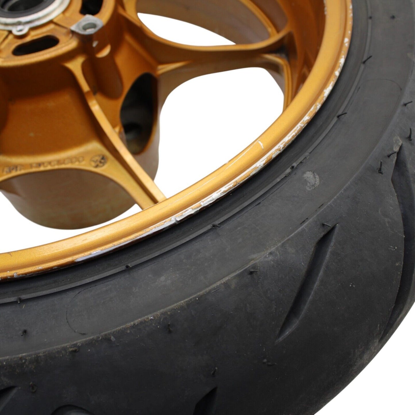 2017 - 2024 SUZUKI GSXR 1000 R REAR WHEEL BRONZE RIM BACK STOCK