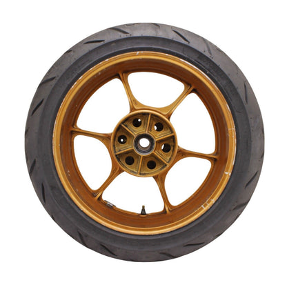 2017 - 2024 SUZUKI GSXR 1000 R REAR WHEEL BRONZE RIM BACK STOCK