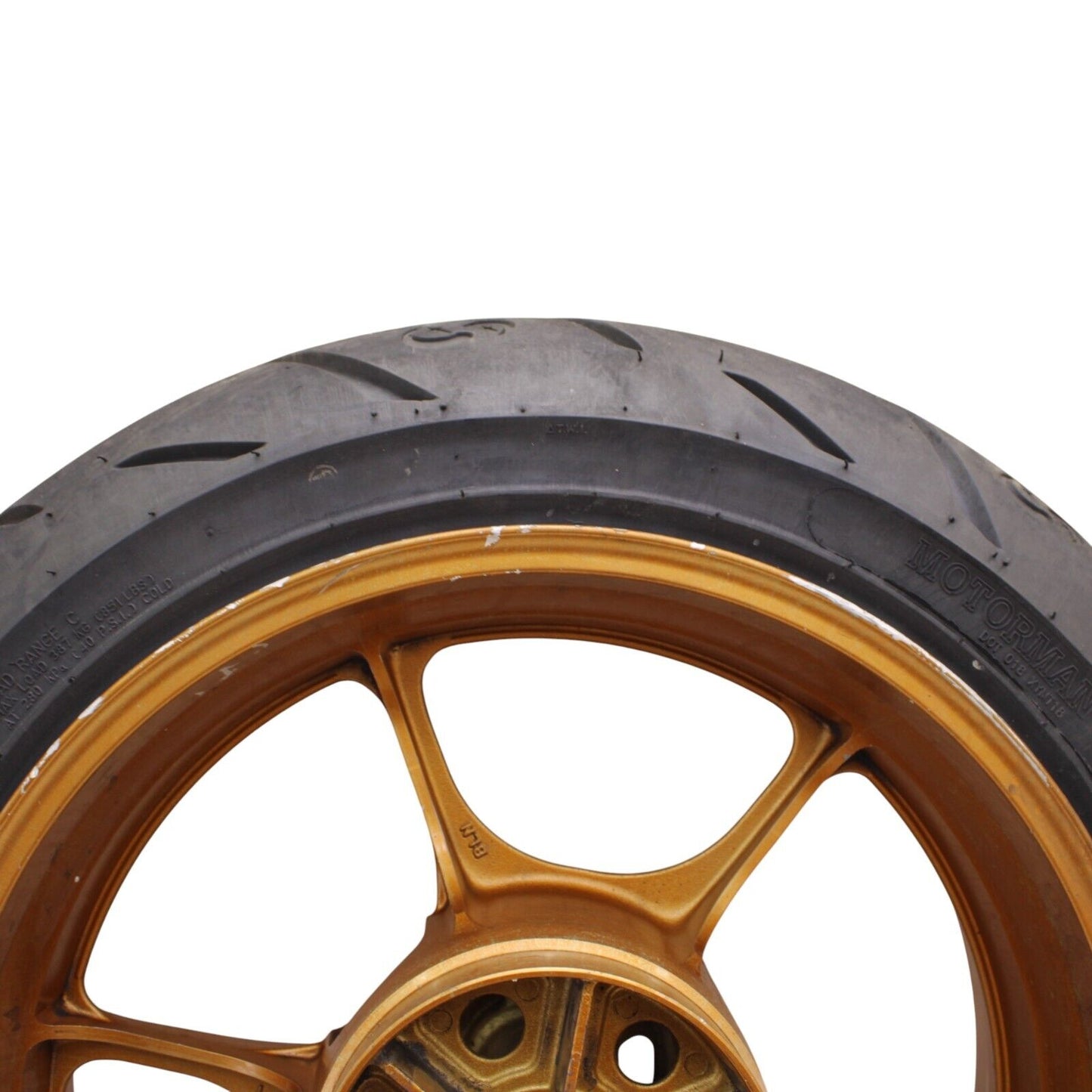 2017 - 2024 SUZUKI GSXR 1000 R REAR WHEEL BRONZE RIM BACK STOCK