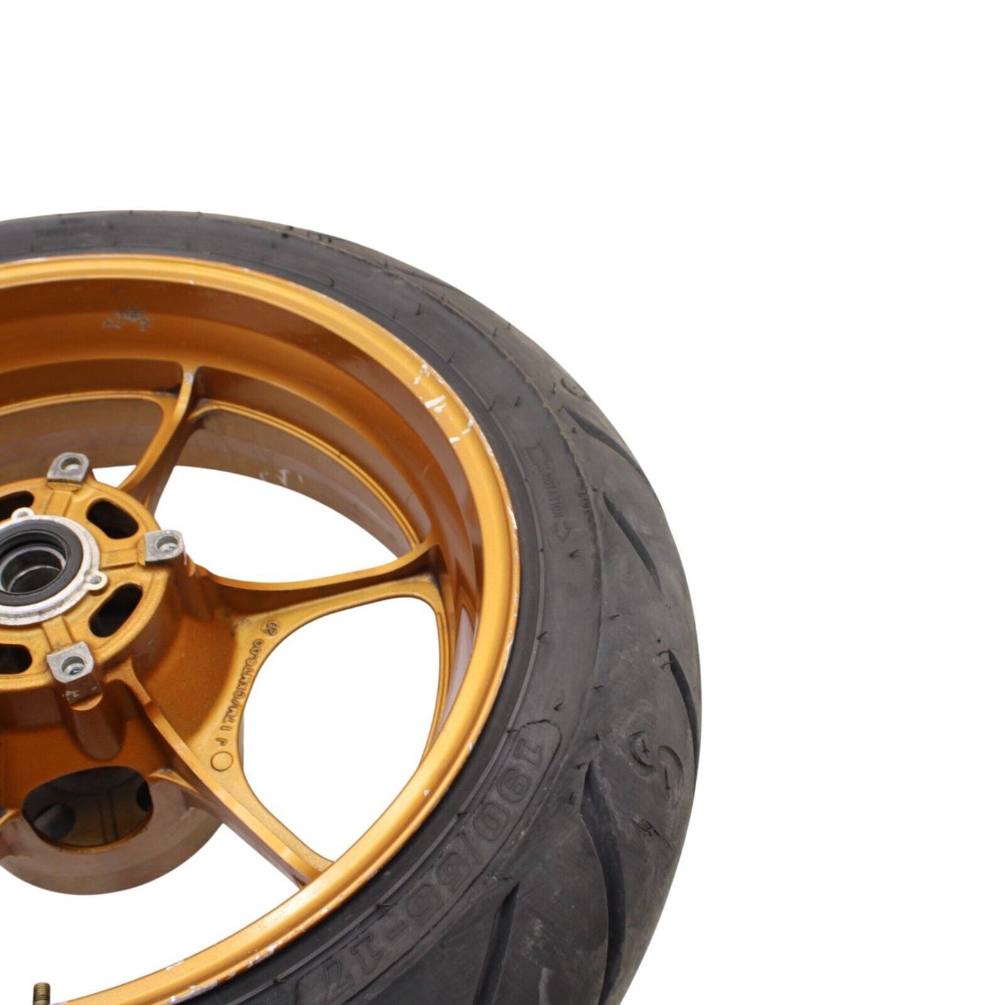 2017 - 2024 SUZUKI GSXR 1000 R REAR WHEEL BRONZE RIM BACK STOCK