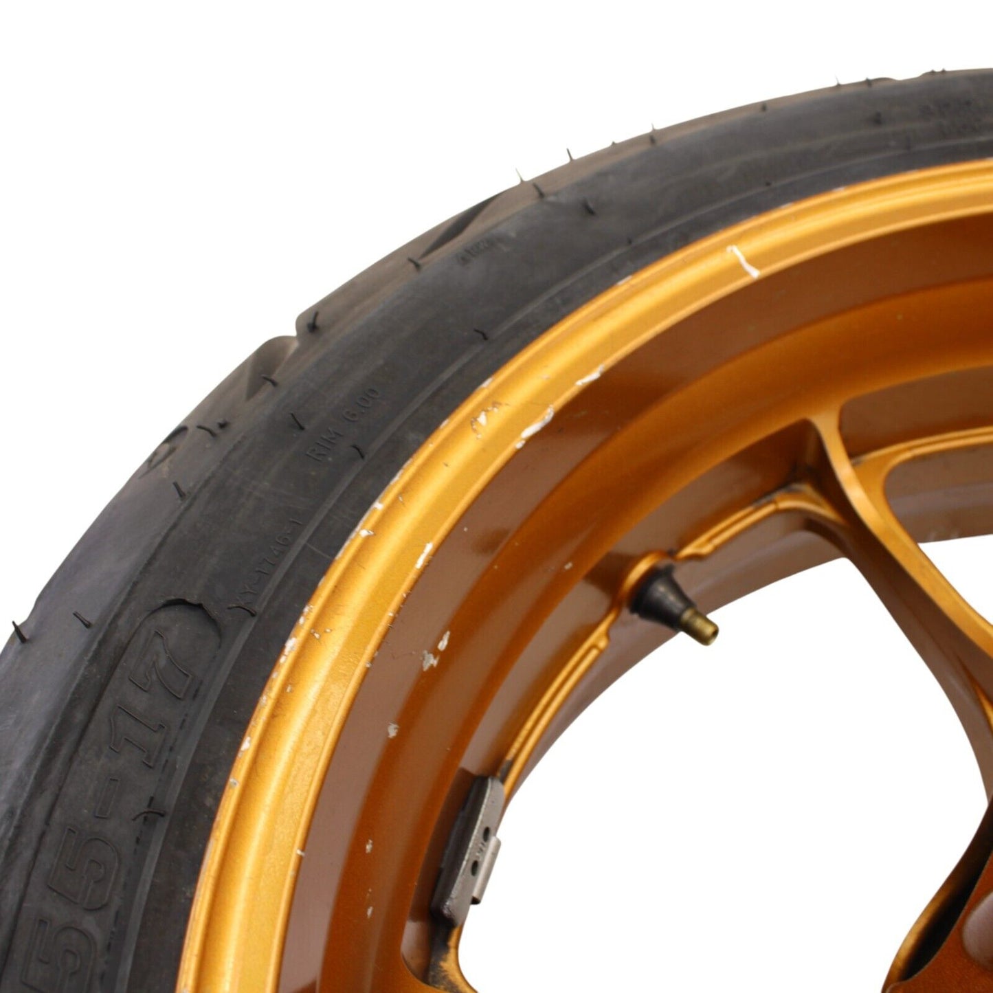 2017 - 2024 SUZUKI GSXR 1000 R REAR WHEEL BRONZE RIM BACK STOCK