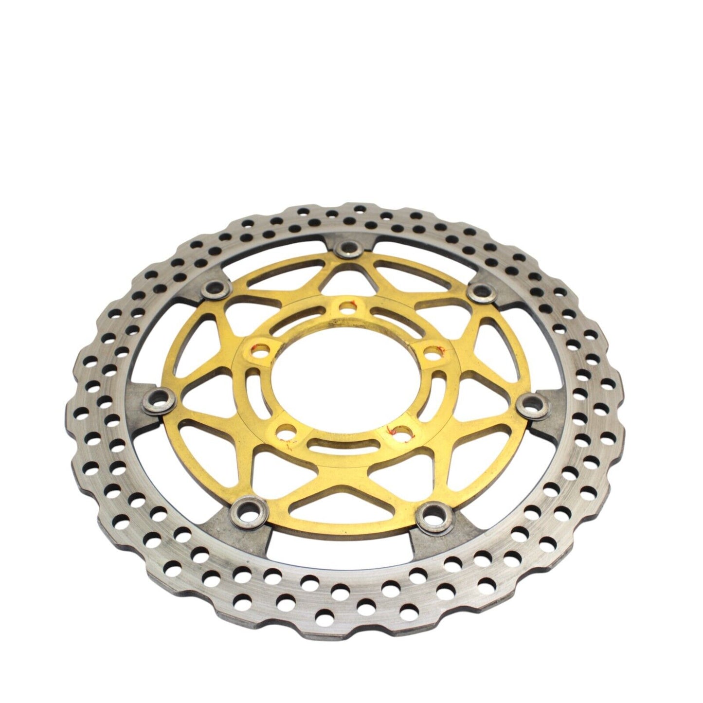 2004 2005 KAWASAKI NINJA ZX10R FRONT BRAKE ROTORS LEFT RIGHT DISCS STRAIGHT GOLD