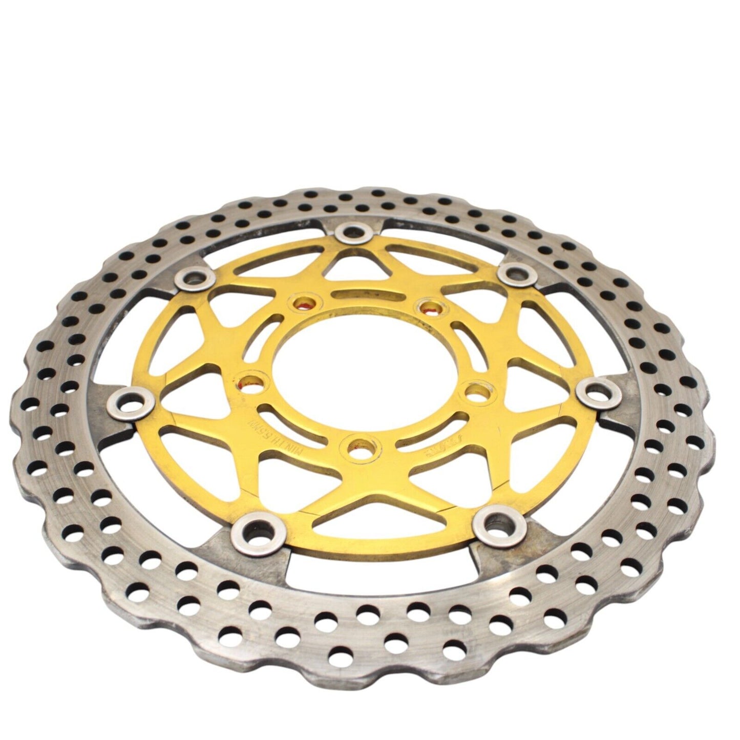 2004 2005 KAWASAKI NINJA ZX10R FRONT BRAKE ROTORS LEFT RIGHT DISCS STRAIGHT GOLD