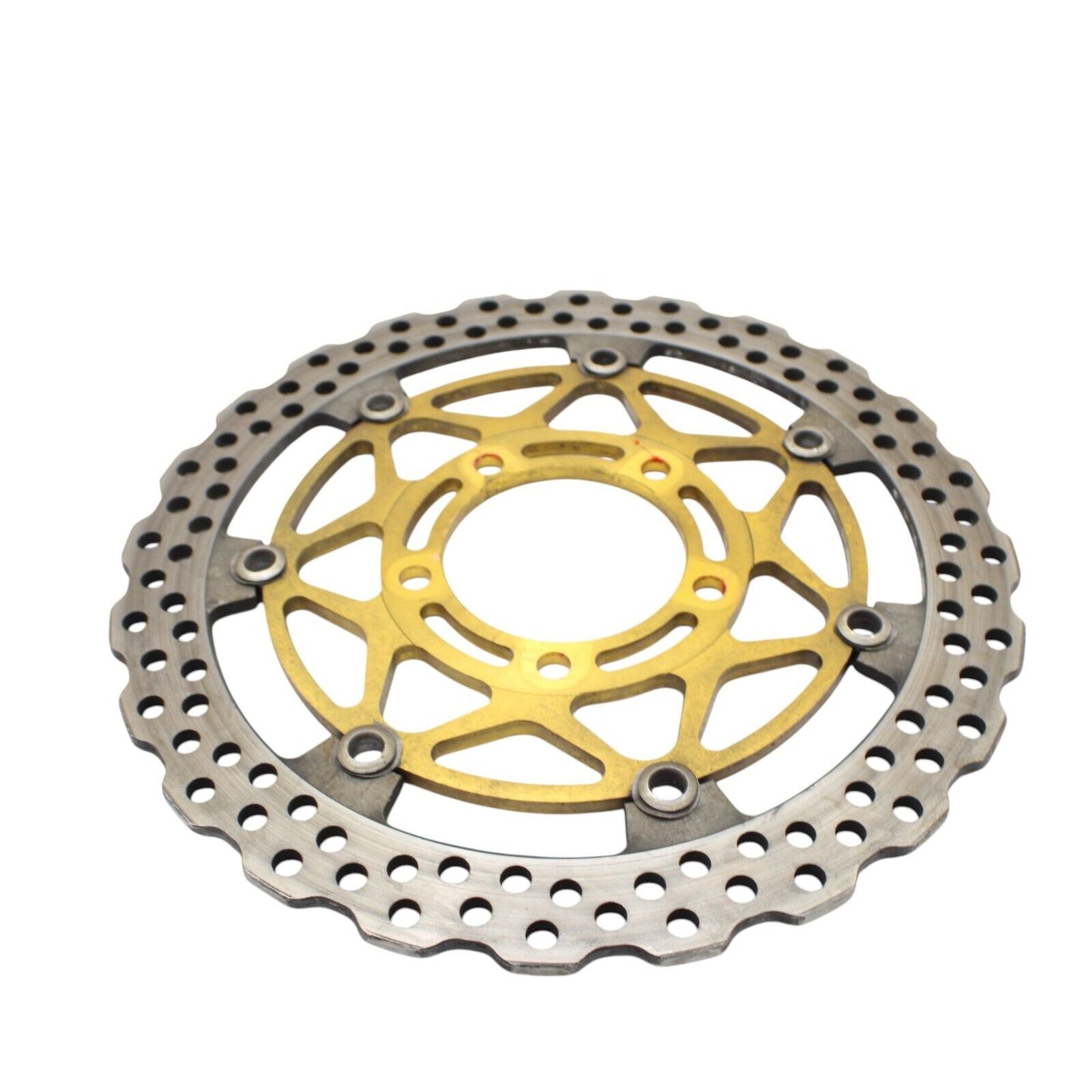 2004 2005 KAWASAKI NINJA ZX10R FRONT BRAKE ROTORS LEFT RIGHT DISCS STRAIGHT GOLD