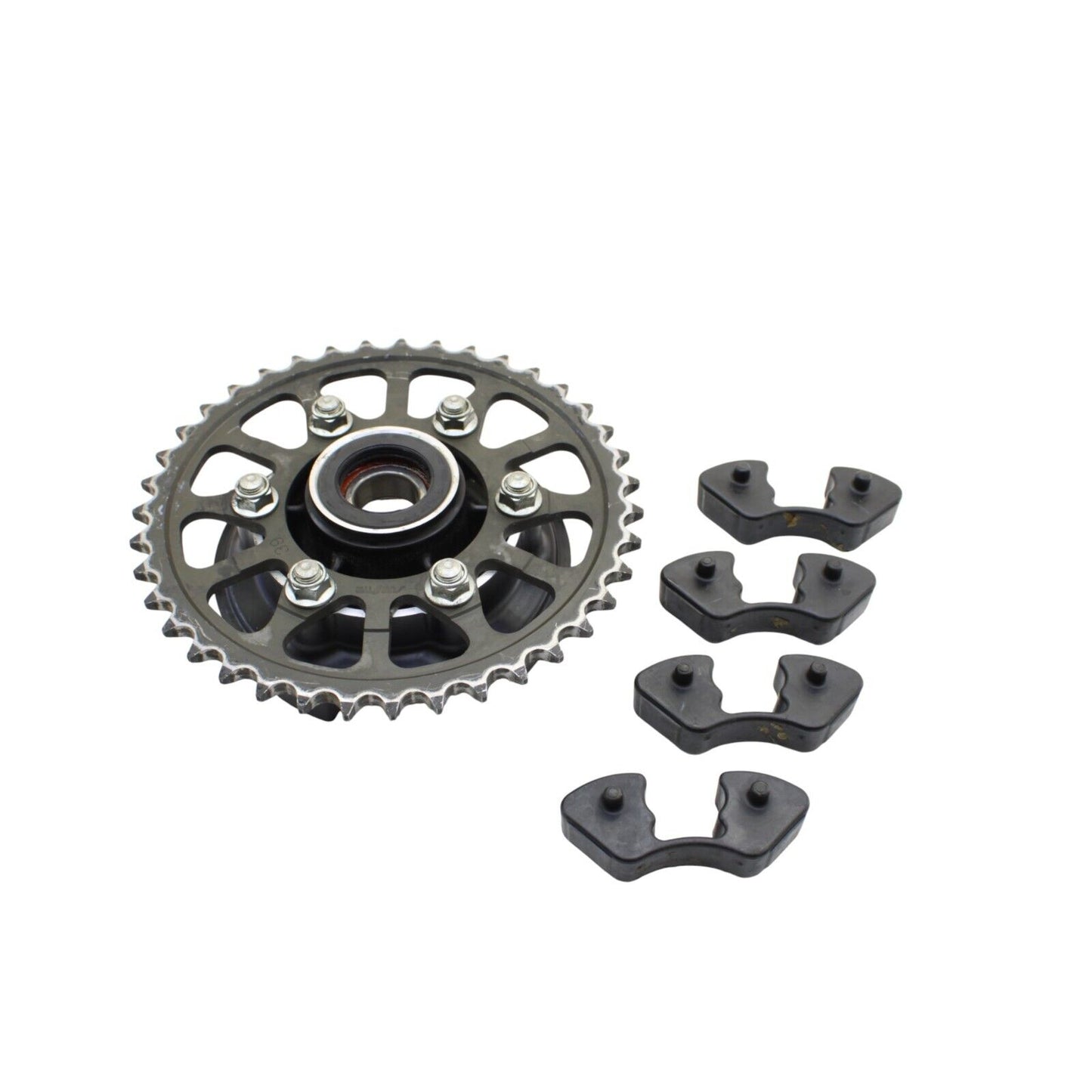 2004 2005 KAWASAKI NINJA ZX10R REAR SPROCKET DRIVE HUB CUSHIONS STOCK BLACK