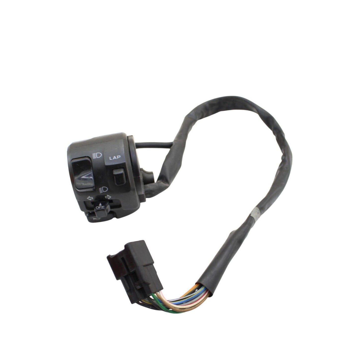 2004 2005 KAWASAKI NINJA ZX10R HEADLIGHT SWITCH LEFT CONTROL BLACK STOCK