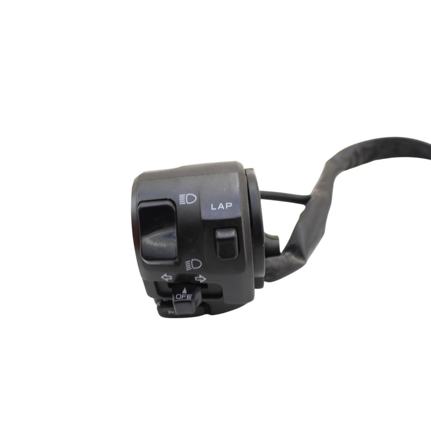 2004 2005 KAWASAKI NINJA ZX10R HEADLIGHT SWITCH LEFT CONTROL BLACK STOCK