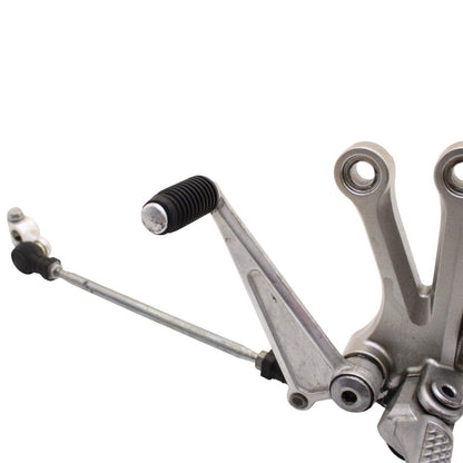 2004 2005 KAWASAKI NINJA ZX10R LEFT REARSETS Gear Shifter Linkage SILVER STOCK