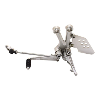 2004 2005 KAWASAKI NINJA ZX10R LEFT REARSETS Gear Shifter Linkage SILVER STOCK