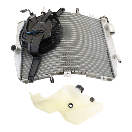 2004 2005  KAWASAKI NINJA ZX10R RADIATOR COOLING FAN OVERFLOW TANK MOTOR COOLER