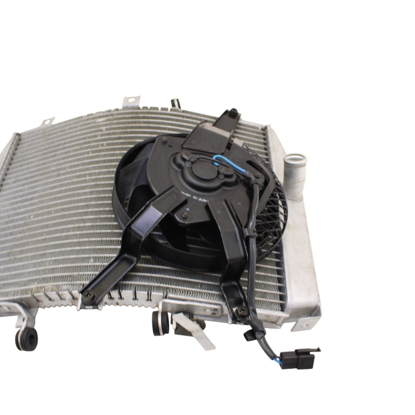 2004 2005  KAWASAKI NINJA ZX10R RADIATOR COOLING FAN OVERFLOW TANK MOTOR COOLER