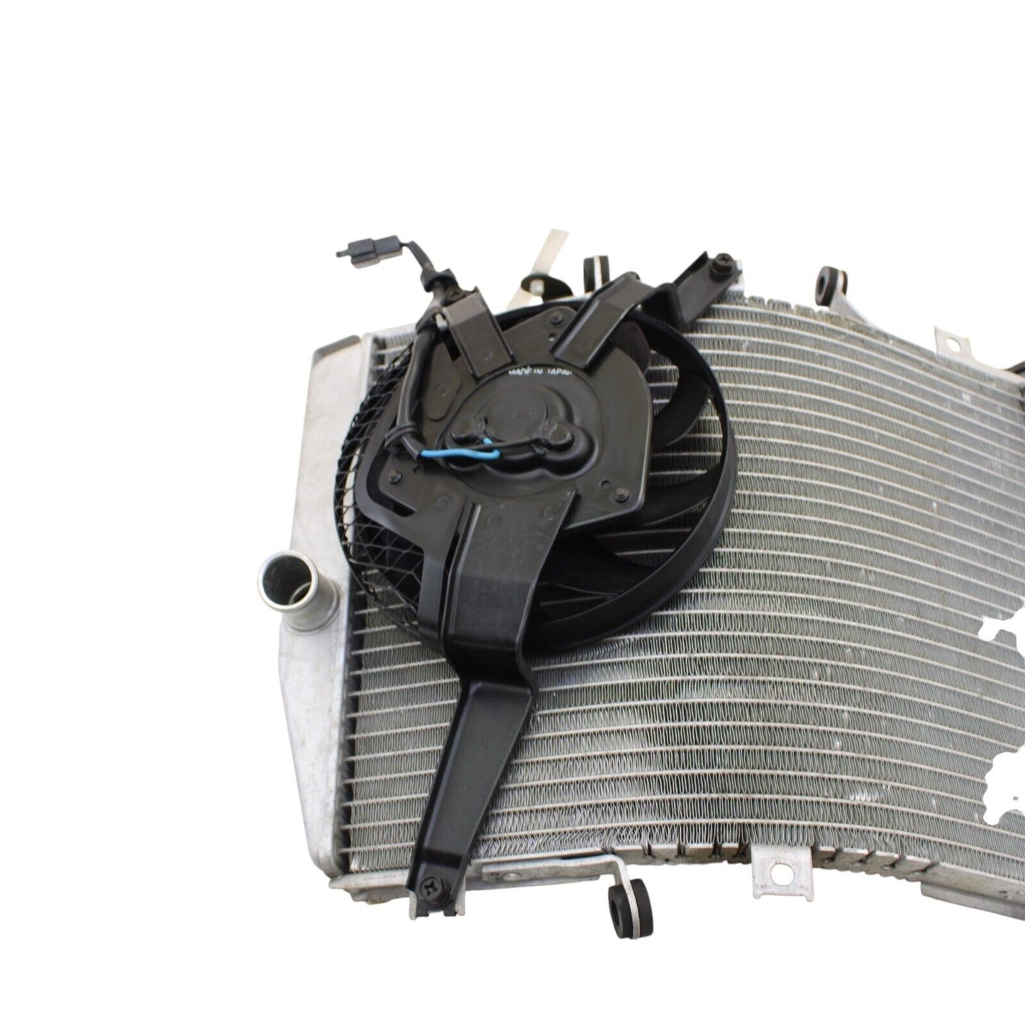 2004 2005  KAWASAKI NINJA ZX10R RADIATOR COOLING FAN OVERFLOW TANK MOTOR COOLER