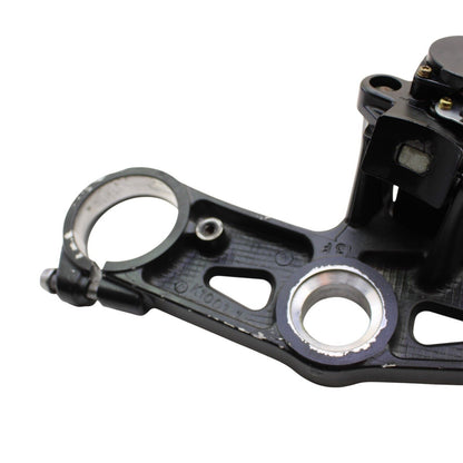 2004 2005 KAWASAKI NINJA ZX10R UPPER TRIPLE TREE CLAMP BLACK STRAIGHT STOCK