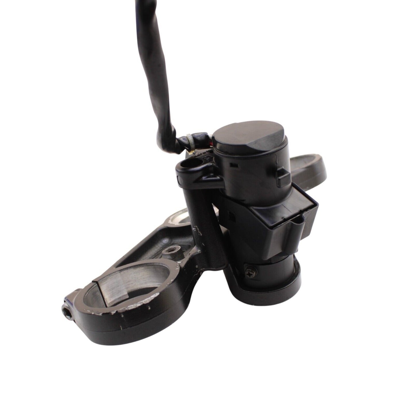 2004 2005 KAWASAKI NINJA ZX10R UPPER TRIPLE TREE CLAMP BLACK STRAIGHT STOCK
