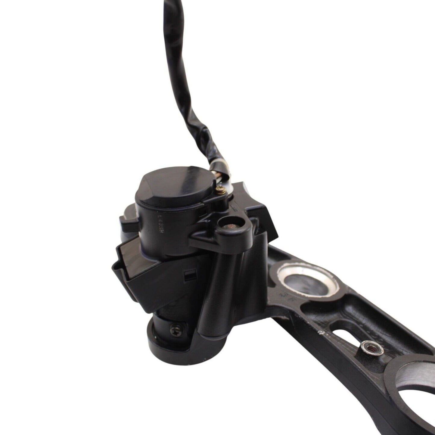 2004 2005 KAWASAKI NINJA ZX10R UPPER TRIPLE TREE CLAMP BLACK STRAIGHT STOCK