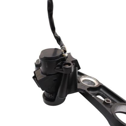 2004 2005 KAWASAKI NINJA ZX10R UPPER TRIPLE TREE CLAMP BLACK STRAIGHT STOCK