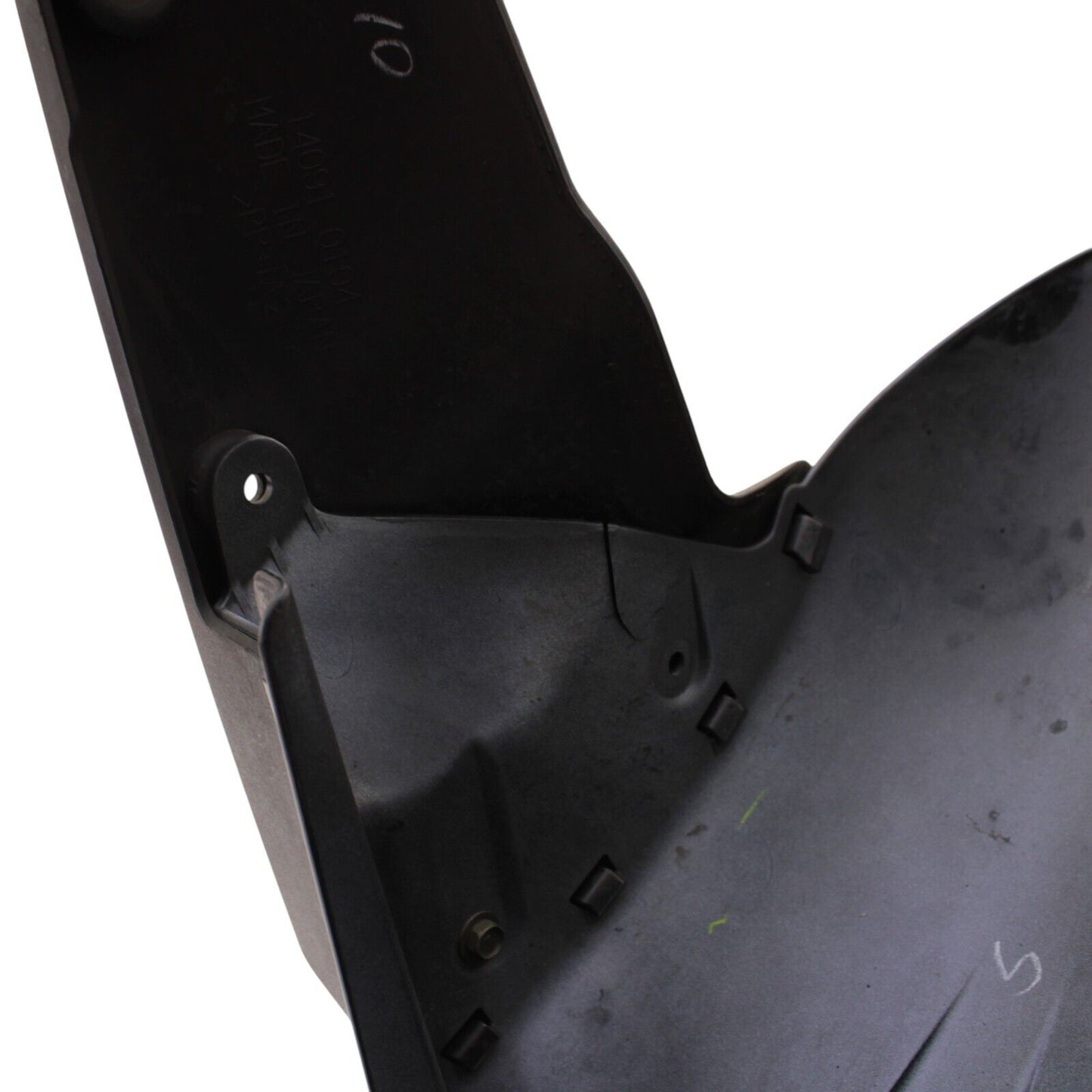 2004 2005 KAWASAKI NINJA ZX10R FRONT FENDER FAIRING COWL BLACK PLSATIC