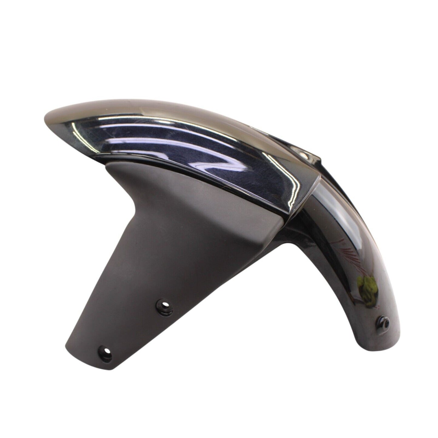 2004 2005 KAWASAKI NINJA ZX10R FRONT FENDER FAIRING COWL BLACK PLSATIC