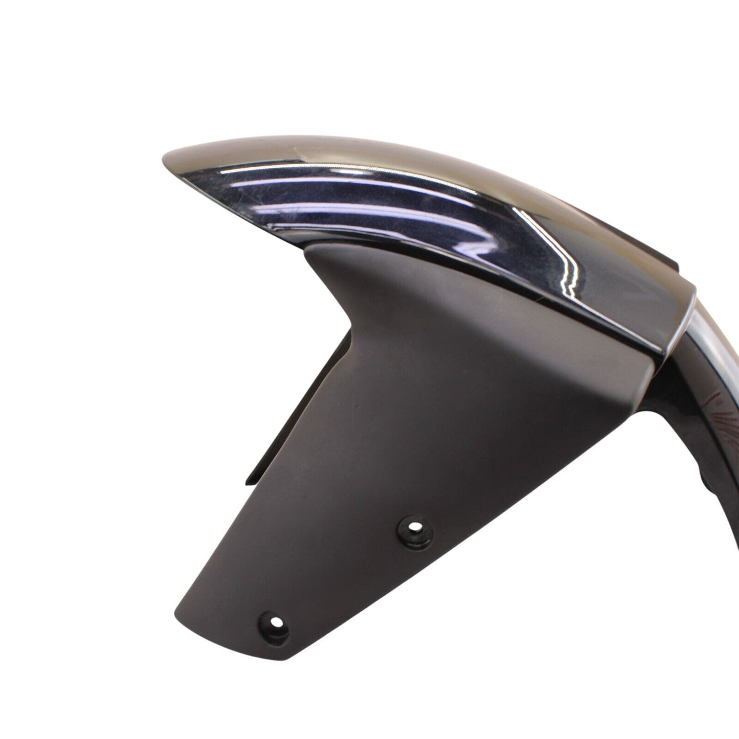 2004 2005 KAWASAKI NINJA ZX10R FRONT FENDER FAIRING COWL BLACK PLSATIC