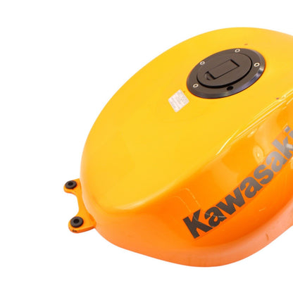 2004 2005 KAWASAKI NINJA ZX10R GAS TANK FUEL CELL PETROL ORANGE STOCK *DENTED*