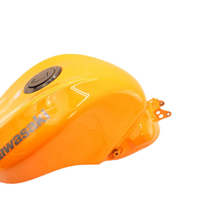 2004 2005 KAWASAKI NINJA ZX10R GAS TANK FUEL CELL PETROL ORANGE STOCK *DENTED*