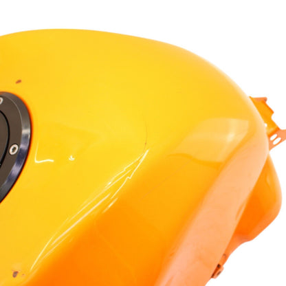 2004 2005 KAWASAKI NINJA ZX10R GAS TANK FUEL CELL PETROL ORANGE STOCK *DENTED*