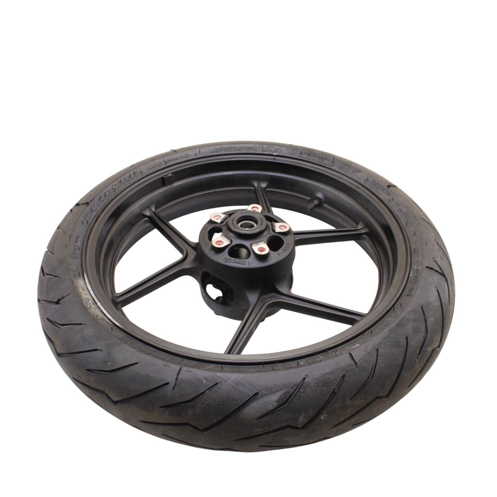 2004 2005 KAWASAKI NINJA ZX10R FRONT WHEEL BLACK RIM STOCK