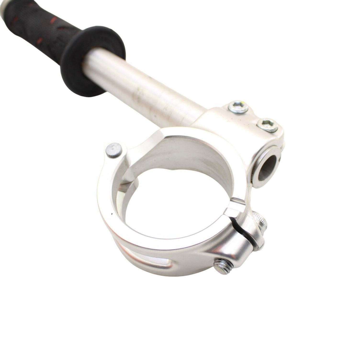 2020 - 2024 DUCATI PANIGALE V2 LEFT CLIP ON HANDLEBAR BAR END SILVER STOCK