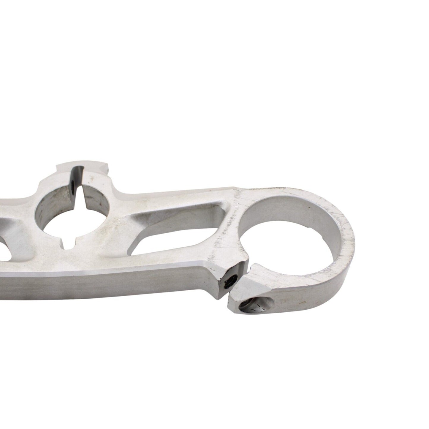 2020 - 2024 DUCATI PANIGALE V2 TRIPLE TREE CLAMP UPPER YOKE SILVER SILVER STOCK
