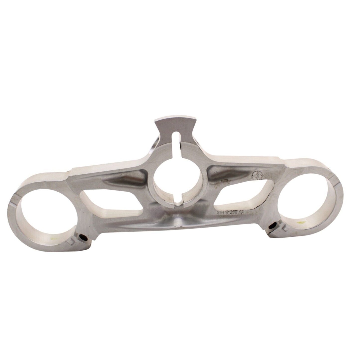 2020 - 2024 DUCATI PANIGALE V2 TRIPLE TREE CLAMP UPPER YOKE SILVER SILVER STOCK